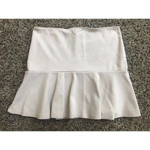 Heart Hips Beige Flounce Ruffle Skirt Size Medium